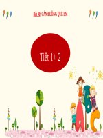 Bài 30 cánh đồng quê em 