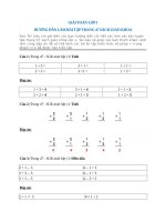 giai toan lop 1 huong dan lam bai tap trang 47 sach giao khoa 