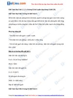 Tải Giải Toán lớp 5 trang 31, 32 SGK tập 1: Luyện tập chung chương 1