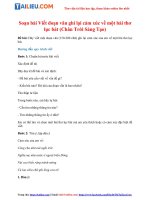 Tải Soạn Văn 6 Bài: Viết đoạn văn ghi lại cảm xúc về một bài thơ lục bát Tập 1 - Chân Trời Sáng Tạo