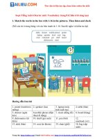 Tải Soạn Starter unit lớp 6 Vocabulary SGK trang 8 - Chân Trời Sáng Tạo