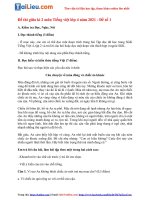 Tải Đề thi giữa kì 2 lớp 4 môn Tiếng Việt năm 2021 có đáp án (Đề số 1)