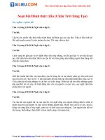 Tải Soạn Văn 6 Bài: Đánh thức trầu Tập 1 - Chân Trời Sáng Tạo