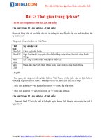 Tải [Cánh diều] Soạn Lịch sử lớp 6 Bài 2: Thời gian trong lịch sử?