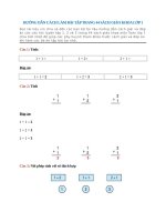 huong dan cach lam bai tap trang 44 sach giao khoa lop 1 