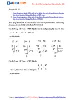 Tải Giải Bài 43: Chia một số tự nhiên cho một số tự nhiên mà thương tìm được là một số thập phân Toá...