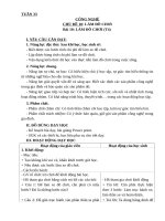 giáo án công nghệ lớp 3 kết nối tri thức cv 2345 tuan 33 