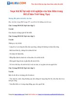 Tải Soạn Văn 6 Bài: Kể lại một trải nghiệm của bản thân trang 102 Tập 1 - Chân Trời Sáng Tạo