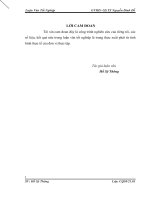 (Luận văn học viện tài chính) hoàn thiện công tác kế toán tập hợp chi phí sản xuất và tính giá thành sản phẩm tại công ty cổ phần tư vấn và xây dựng INDECO 