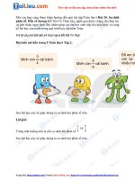 Tải Giải bài tập Toán lớp 6 Bài 24: So sánh phân số. Hỗn số dương Kết Nối Tri Thức