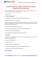 Tải Soạn Văn 6 Bài: Trình bày ý kiến về một vấn đề trong đời sống Tập 2 - Chân Trời Sáng Tạo