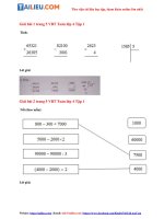 Tải Giải VBT toán lớp 4 trang 5 tập 1 bài 1, 2, 3, 4 đầy đủ