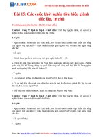 Tải [Cánh diều] Soạn Lịch sử lớp 6 Bài 15: Các cuộc khởi nghĩa tiêu biểu giành độc lập, tự chủ