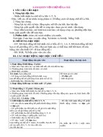 Giáo án Toán lớp 3 sách Chân trời sáng tạo: Làm quen với chữ số la mã