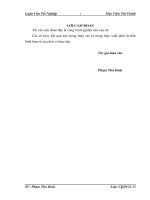 (Luận văn học viện tài chính) THỰC TRẠNG CÔNG tác kế TOÁN CHI PHÍ sản XUẤT và TÍNH GIÁ THÀNH sản PHẨM tại CÔNG TY TNHH MINH TRÍ 