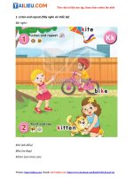 Tải Giải Unit 2: In the backyard Tiếng Anh lớp 2 Kết nối tri thức
