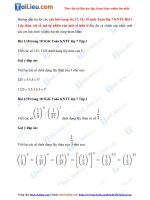 Tải Giải Bài 3: Lũy thừa với số mũ tự nhiên của một số hữu tỉ trang 16, 17, 18, 19 Toán lớp 7 Kết nố...