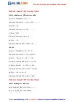 Tải Giải VBT toán lớp 4 trang 6 tập 1 bài 1, 2, 3 đầy đủ