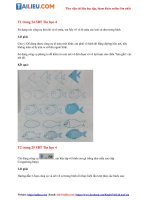 Tải Giải SBT Tin học 4 Bài 5: Vẽ tự do bằng cọ vẽ, bút chì (Quyển 2) đầy đủ nhất