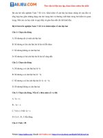 Tải Câu hỏi trắc nghiệm Toán 7: Số vô tỉ. Khái niệm về căn bậc hai (có đáp án)