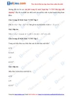 Tải Giải Bài tập cuối chương 7 trang 42 Toán lớp 7 Chân trời sáng tạo