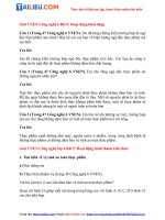 Tải Soạn Bài 5: Vệ sinh an toàn thực phẩm Công nghệ lớp 6 VNEN