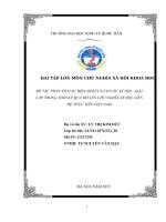 ĐỀ tài PHÂN TÍCH sự BIẾN đổi của cơ cấu xã hội   GIAI cấp TRONG THỜI kỳ QUÁ độ lên CHỦ NGHĨA xã hội  LIÊN hệ THỰC TIỄN VIỆT NAM 