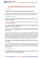 Tải Soạn Văn 6 Bài: Thánh Gióng Tập 1 - Chân Trời Sáng Tạo