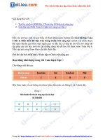 Tải Giải bài tập Toán lớp 6 Bài 2: Biểu diễn dữ liệu trên bảng Chân trời sáng tạo