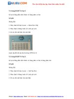 Tải Giải SBT Tin học 5 Bài 4: Đánh giá kĩ năng gõ bàn phím (Quyển 3) đầy đủ nhất