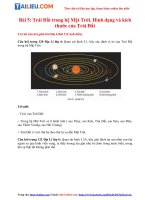 Tải [Cánh Diều] Soạn Địa lý lớp 6 Bài 5: Trái Đất trong hệ Mặt Trời. Hình dạng và kích thước của Trá...