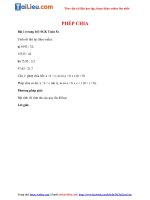 Tải Giải Toán lớp 5 trang 163, 164 Phép chia - Bài 1, 2, 3, 4