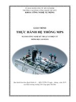 Giáo trình thực hành hệ thống MPS Công nghệ kỹ thuật cơ điện tử
