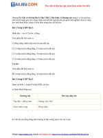 Tải Giải vở bài tập Địa Lí lớp 5 Bài 2: Địa hình và khoáng sản