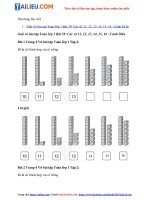 Tải Giải VBT Toán lớp 1 Tập 2 trang 4, 5 Bài 39: Các số 11, 12, 13, 14, 15, 16 - Cánh Diều