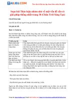 Tải Soạn Văn 6 Bài: Thảo luận nhóm nhỏ về một vấn đề cần có giải pháp thống nhất trang 38 Tập 2 - Ch...