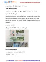 Tải Giải Tự nhiên xã hội VNEN lớp 4 Bài 14: Vì sao chúng ta phải tiết kiệm nước