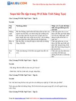 Tải Soạn Văn 6 Bài: Ôn tập trang 39 Tập 2 - Chân Trời Sáng Tạo