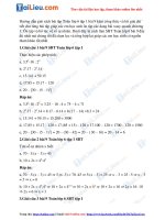 Tải Giải SBT toán 6 bài 9 SGK tập 1: Thứ tự thực hiện các phép tính