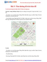 Tải [Chân Trời Sáng Tạo] Soạn Địa lý lớp 6 Bài 3: Tìm đường đi trên bản đồ