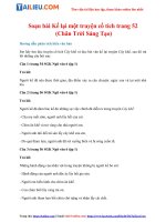 Tải Soạn Văn 6 Bài: Kể lại một truyện cổ tích trang 52 Tập 1 - Chân Trời Sáng Tạo