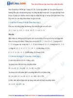Tải Giải Toán lớp 6 trang 19, 20 SGK tập 1: Luyện tập Phép cộng và phép nhân