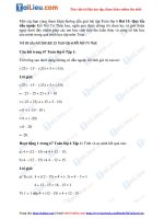 Tải  Giải bài tập Toán lớp 6 Bài 15: Quy tắc dấu ngoặc Kết Nối Tri Thức