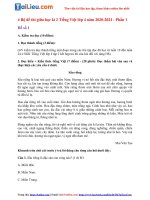 Tải 4 Bộ đề thi giữa kì 2 lớp 4 môn Tiếng Việt năm 2021 có đáp án (Phần 1)