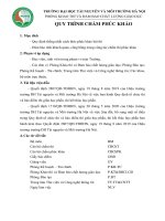 TRƯỜNG ĐẠI HỌC TÀI NGUYÊN VÀ MÔI TRƯỜNG HÀ NỘI PHÒNG KHẢO THÍ VÀ ĐẢM BẢO CHẤT LƯỢNG GIÁO DỤC QUY TRÌNH CHẤM PHÚC KHẢO