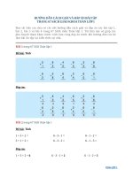 huong dan cach giai va dap an bai tap trang 67 sach giao khoa toan lop 1 