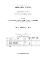BÀI tập lớn môn học KINH tế CHÍNH TRỊ mác   LÊNIN đề tài sự PHÁT TRIỂN của XUẤT KHẨU cà PHÊ của VIỆT NAM TRONG GIAI đoạn 2017   2021 