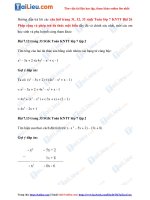 Tải Giải Bài 26: Phép cộng và phép trừ đa thức một biến trang 31, 32, 33 Toán lớp 7 Kết nối tri thức