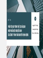 (Tiểu luận FTU) slide thuyết trình phân tích quy trình thủ tục hải quan nhập khẩu mặt hàng đỗ xanh của công ty TNHH thảo nguyên thịnh vượng 