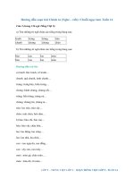 huong dan soan bai chinh ta nghe viet chuoi ngoc lam tuan 14 